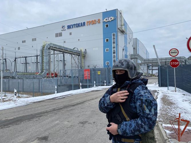 Росгвардия приняла участие во Всероссийской тренировке по гражданской обороне в Якутии