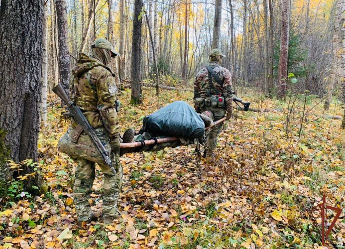 Карельский ОМОН Росгвардии провёл полевой выход