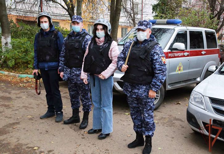 Саранские журналисты заступили на дежурство с патрульным нарядом Росгвардии