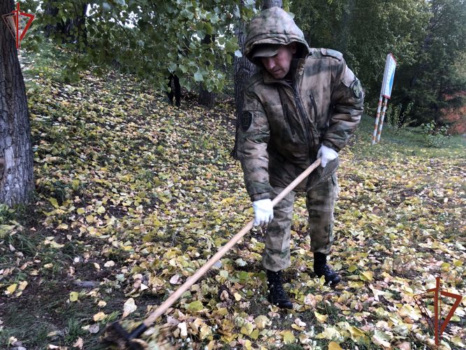 Росгвардия поддержала экологический проект «Зеленая Россия» в Омске