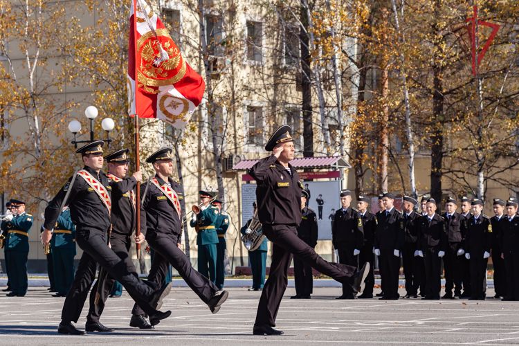 Ученики класса Росгвардии военно-морского лицея имени адмирала флота Сергеева произнесли торжественную клятву