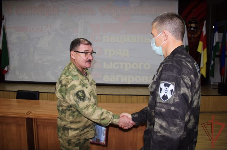 День образования СОБР отметили в Северо-Кавказском округе Росгвардии