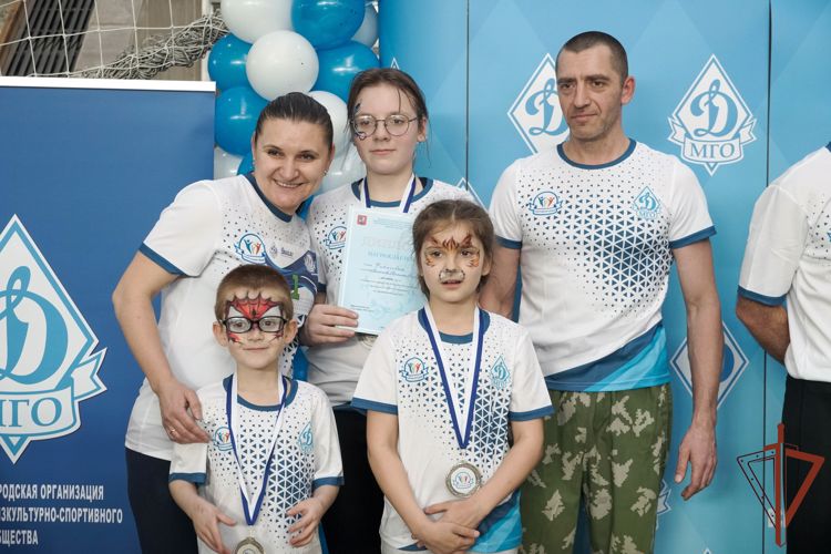 Семьи росгвардейцев стали призерами открытого первенства «Динамо» в Москве