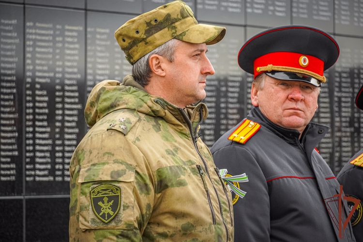 Представитель Росгвардии принял участие в захоронении останков красноармейцевв в Долине Славы 
