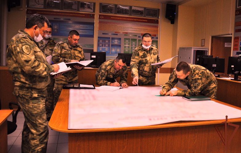 Уральский округ Росгвардии принял участие во  всероссийской штабной тренировке МЧС России