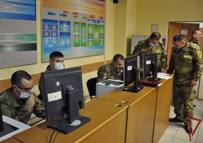 Уральский округ Росгвардии принял участие во  всероссийской штабной тренировке МЧС России