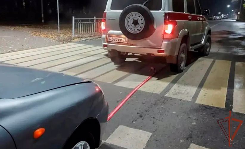 Росгвардейцы пришли на выручку жительнице Ульяновска, оказавшейся в трудной ситуации на дороге