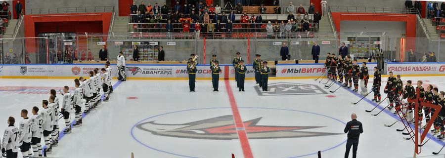Музыканты Росгвардии открыли в Омске матч высшей хоккейной лиги
