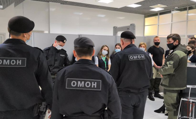 Росгвардия провела тренировочные занятия в тюменском международном аэропорту 