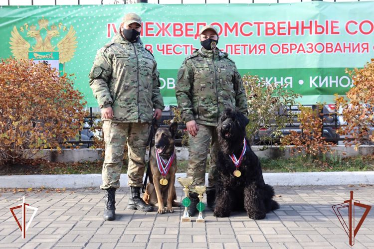 Кинологи Росгвардии стали лучшими на межведомственном турнире в Хабаровске