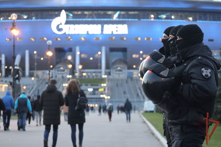Росгвардия обеспечила правопорядок во время матча «Спартак» – «Зенит» в Северной столице