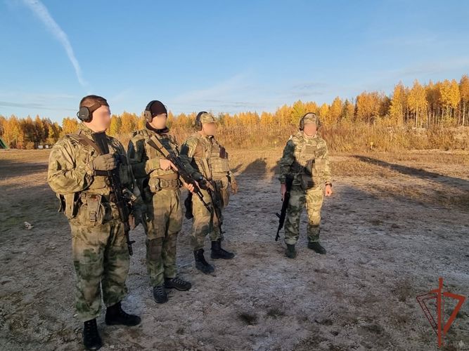 Комплексные полевые занятия проведены с личным составом отряда спецназа «Ратник» Росгвардии