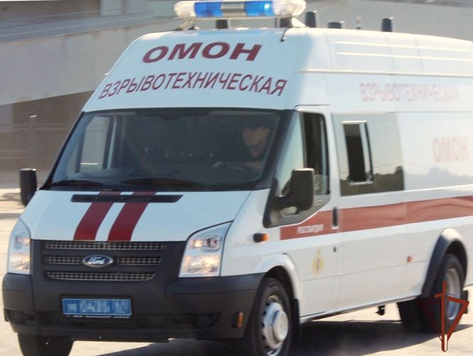 Взрывотехники ОМОН Росгвардии в Севастополе обследовали  авиабомбу времен Великой Отечественной войны