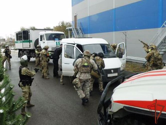 В Хакасии подразделения Росгвардии приняли участие в антитеррористических учениях 