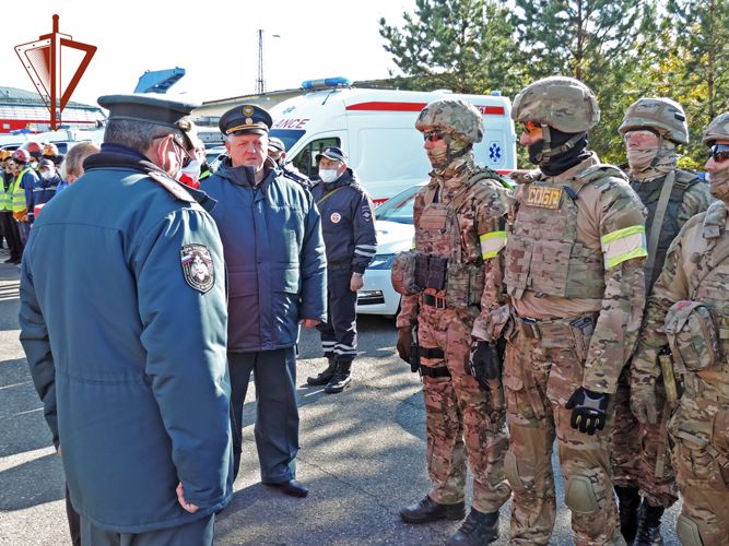 Росгвардия участвует во всероссийской тренировке по гражданской обороне в Сибири