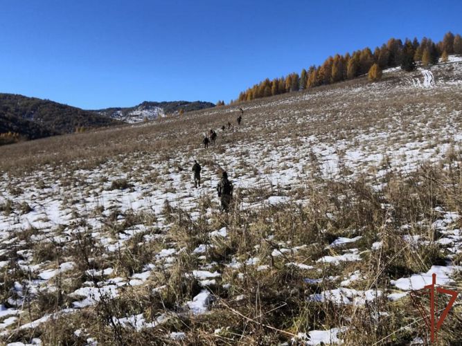 В Алтайском крае завершился полевой выход сотрудников спецподразделений Росгвардии