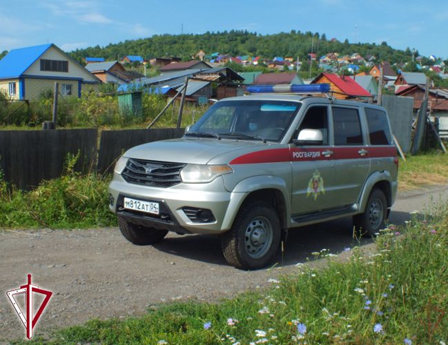 При участии росгвардейцев в Горно-Алтайске задержан водитель автомобиля, который скрылся с места ДТП