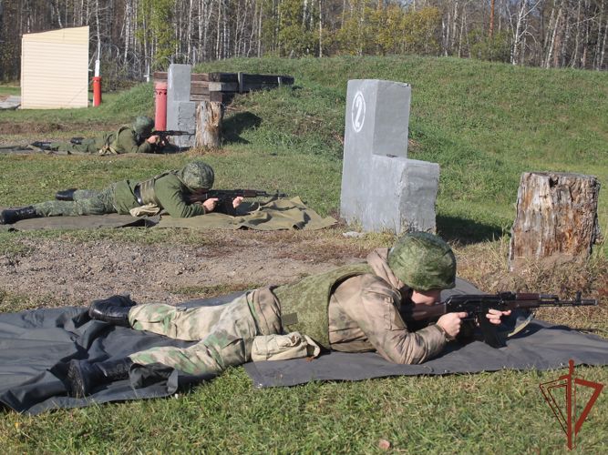 В северском соединении Росгвардии прошло первенство на лучшую тревожную группу