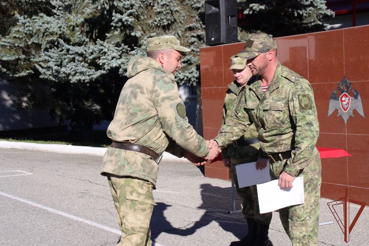 В Кабардино-Балкарии отметили годовщину образования воинской части Росгвардии 
