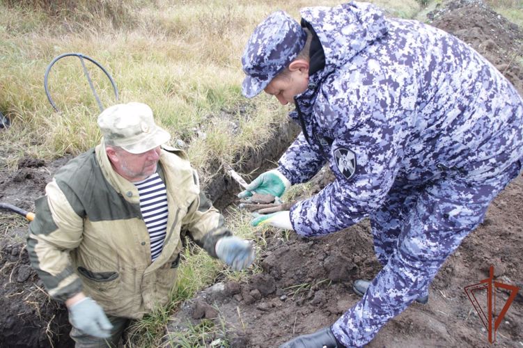 При участии Росгвардии в Кабардино-Балкарии найдены останки жертв фашизма
