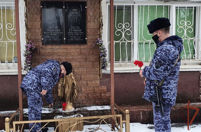 Память погибших коллег почтили сотрудники Росгвардии в Солнечногорске 