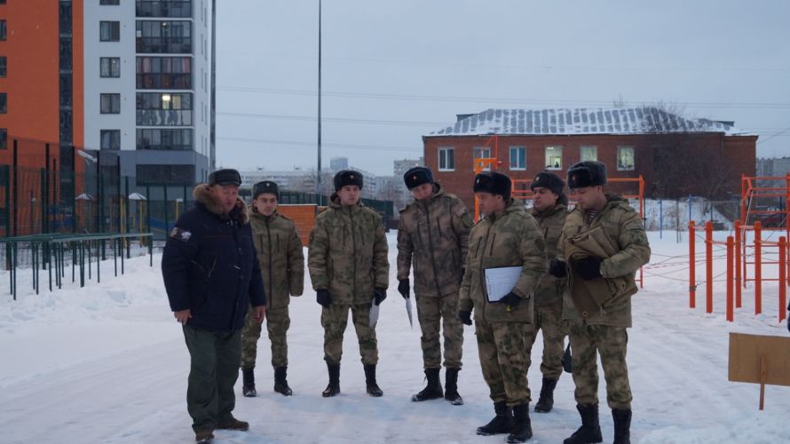 Росгвардия провела военно-патриотические состязания для уральских студентов