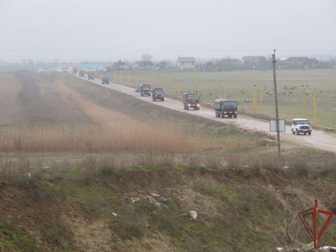  Бойцы каспийского ОМОН завершили полевой выход