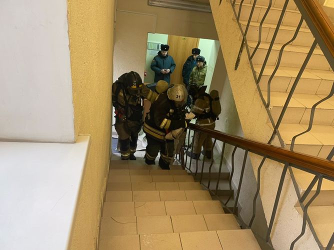 Росгвардия приняла участие в межведомственном пожарно-спасательном учении в Волгограде