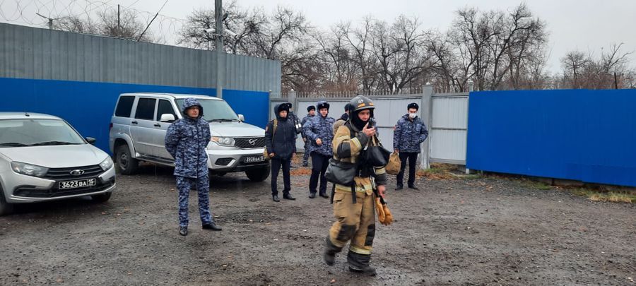 Росгвардия приняла участие в межведомственном пожарно-спасательном учении в Волгограде