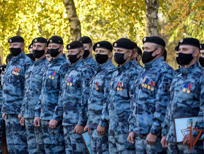Белгородский ОМОН Росгвардии отмечает свое 28-летие