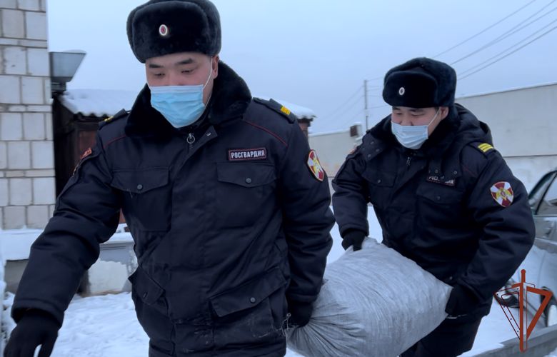 Росгвардия оказала помощь тувинскому дому-интернату для престарелых 