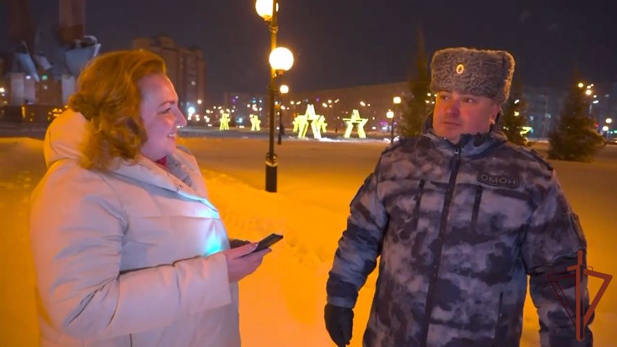Командир новоуренгойского ОМОН «Север» Росгвардии рассказал телезрителям о службе спецназа в арктических широтах (видео)