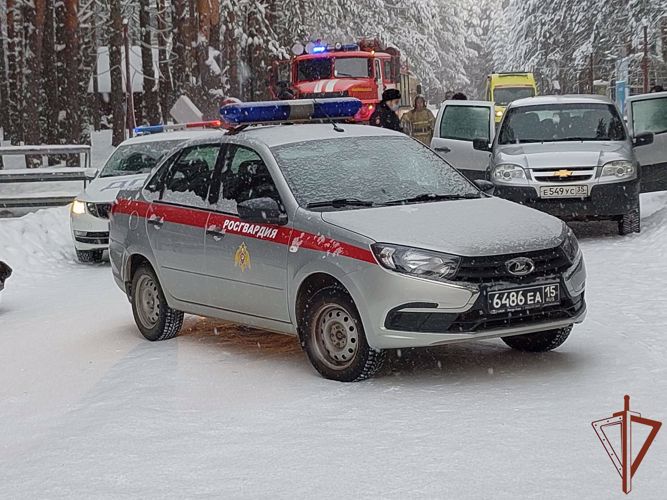 Сотрудники Росгвардии приняли участие в межведомственной тренировке в вотчине Деда Мороза
