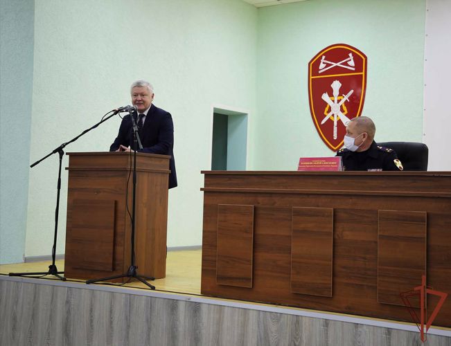 Личный состав мордовского управления Росгвардии встретился с депутатом Госдумы