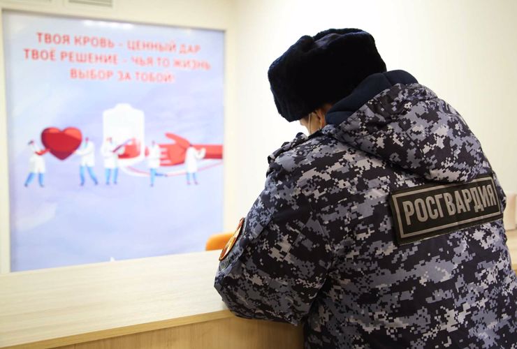 Около 70 росгвардейцев пополнили запасы донорской крови медучреждений Мордовии