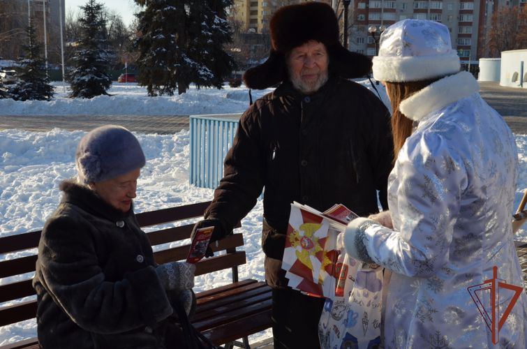 Акция Росгвардии «Безопасный Новый год» проходит в Тамбовской области