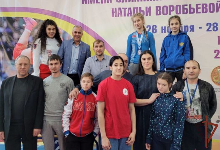 Турнир по борьбе имени олимпийской чемпионки из Росгвардии состоялся в Иркутске