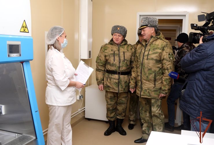 Военный госпиталь Южного округа Росгвардии получил новый комплекс для ПЦР-диагностики