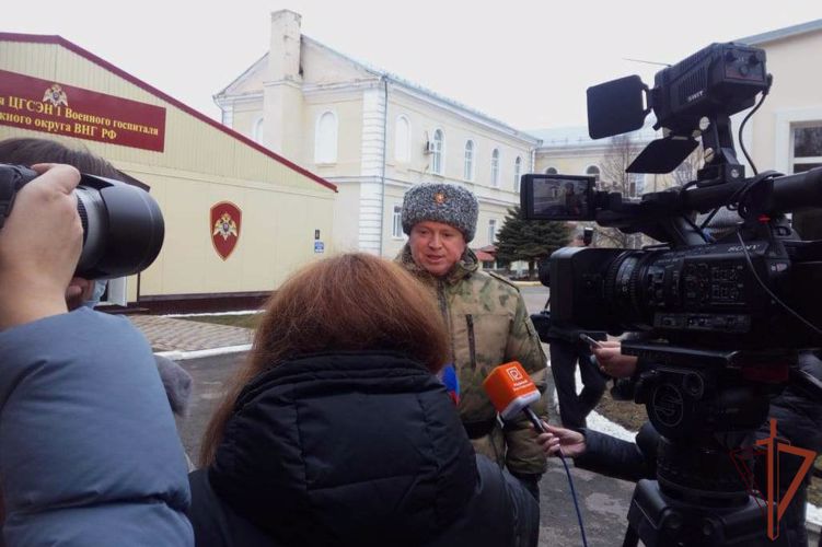 Военный госпиталь Южного округа Росгвардии получил новый комплекс для ПЦР-диагностики
