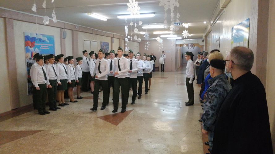 Подшефные Росгвардии ученики воркутинских школ прошли посвящение в кадеты