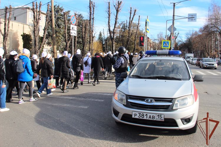 В Северной Осетии Росгвардия приняла участие в межведомственном пожарно-тактическом учении 