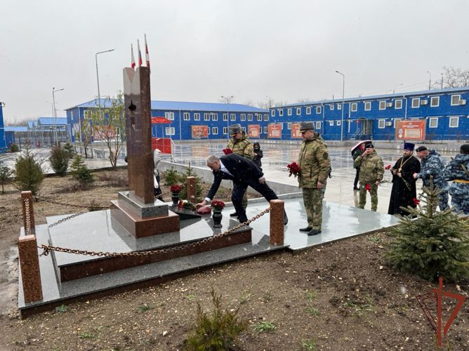 Новый комплекс для служебного автотранспорта открыли в симферопольском ОМОН Росгвардии