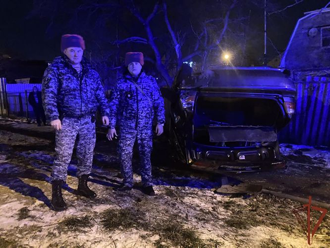 Росгвардейцы оказали помощь пострадавшим участникам ДТП в Ставрополе