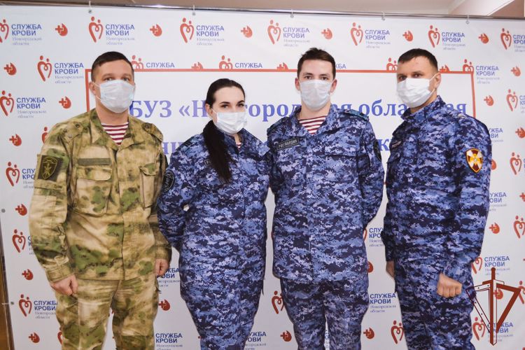 Донорская акция Росгвардии состоялась в Новгороде