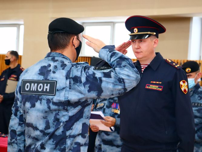 Алтайскому ОМОН Росгвардии – 28 лет