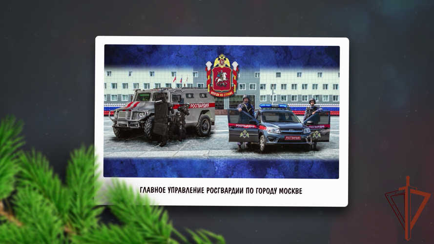 Столичные росгвардейцы сняли волшебную новогоднюю историю