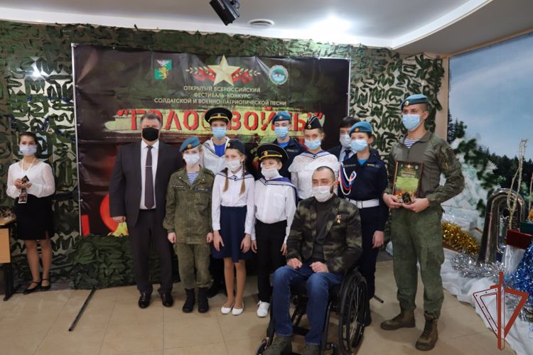 Росгвардейцы стали лауреатами Всероссийского конкурса солдатской песни 