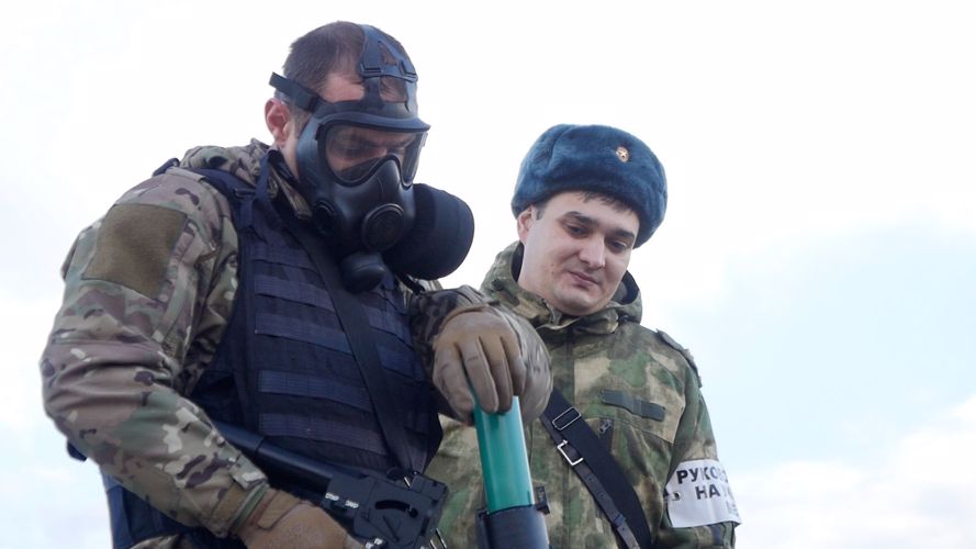 Росгвардейцы в Кабардино-Балкарии провели занятия по стрельбе из специального вооружения