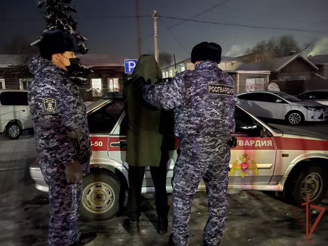 Росгвардейцы задержали в Туве подозреваемого в убийстве