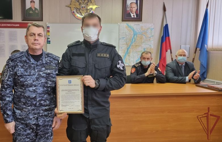Астраханский СОБР Росгвардии отметил свое 29-летие